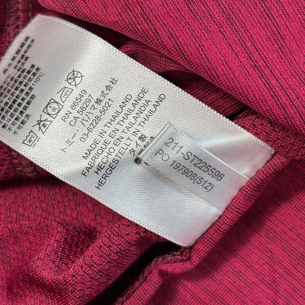 Tommy Bahama Island Zone 1/4 Zip Mens XL Burgundy Red Perforated Lightweigh Logo - Picture 16 of 16